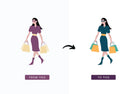 Ladystrategist 20 Unique Fashion Illustrations - Fully Editable in Canva instagram canva templates social media templates etsy free canva templates