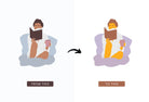 Ladystrategist 20 Unique Female Everyday Illustrations Fully Editable in Canva V2 instagram canva templates social media templates etsy free canva templates