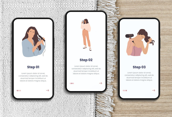 Ladystrategist 20 Unique Female Everyday Illustrations Fully Editable in Canva V2 instagram canva templates social media templates etsy free canva templates
