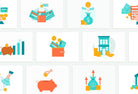 Ladystrategist 20 Unique Finance Illustrations Fully Editable in Canva instagram canva templates social media templates etsy free canva templates