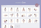 Ladystrategist 20 Unique Fitness Illustrations - Fully Editable in Canva instagram canva templates social media templates etsy free canva templates