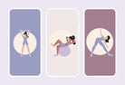 Ladystrategist 20 Unique Fitness Illustrations - Fully Editable in Canva instagram canva templates social media templates etsy free canva templates