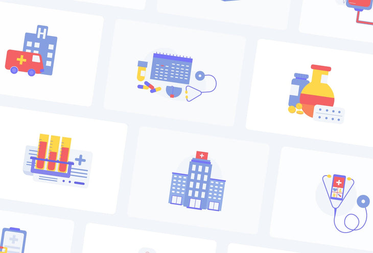 Ladystrategist 20 Unique Health Conceptual Illustrations Fully Editable in Canva instagram canva templates social media templates etsy free canva templates