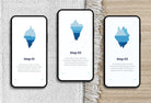 Ladystrategist 20 Unique Iceberg Conceptual Illustrations Fully Editable in Canva instagram canva templates social media templates etsy free canva templates