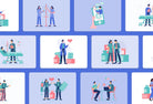 Ladystrategist 20 Unique Medical Scene Illustrations Fully Editable in Canva instagram canva templates social media templates etsy free canva templates