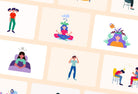 Ladystrategist 20 Unique Mental Health Illustrations - Fully Editable in Canva instagram canva templates social media templates etsy free canva templates