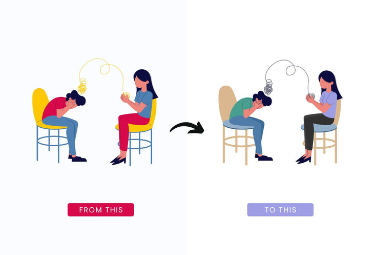 Ladystrategist 20 Unique Mental Health Illustrations - Fully Editable in Canva instagram canva templates social media templates etsy free canva templates