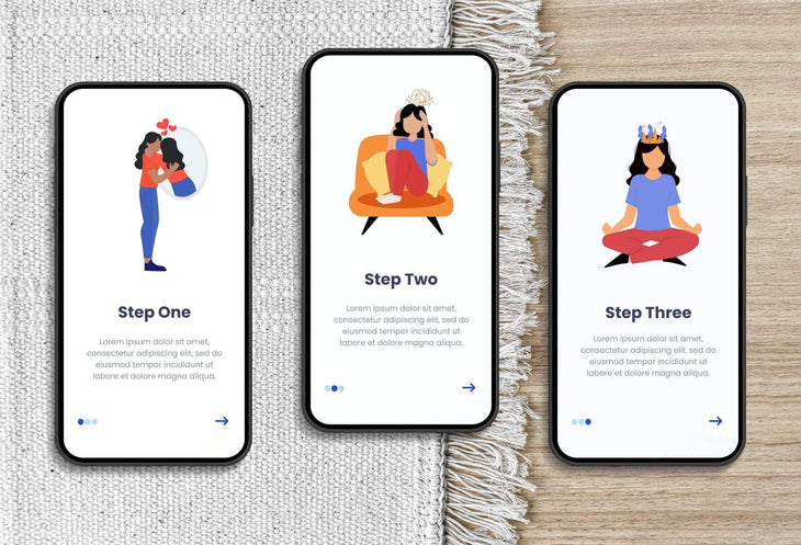 Ladystrategist 20 Unique Mental Health Illustrations Fully Editable in Canva V2 instagram canva templates social media templates etsy free canva templates