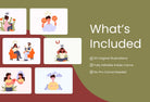 Ladystrategist 20 Unique Mental Health Illustrations Fully Editable in Canva V3 instagram canva templates social media templates etsy free canva templates