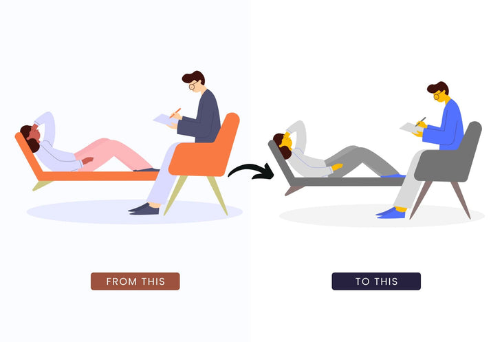 Ladystrategist 20 Unique Mental Health Illustrations Fully Editable in Canva V3 instagram canva templates social media templates etsy free canva templates