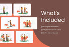 Ladystrategist 20 Unique Organic Farming Illustrations Fully Editable in Canva instagram canva templates social media templates etsy free canva templates