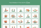 Ladystrategist 20 Unique Organic Farming Illustrations Fully Editable in Canva instagram canva templates social media templates etsy free canva templates