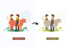 Ladystrategist 20 Unique Organic Farming Illustrations Fully Editable in Canva instagram canva templates social media templates etsy free canva templates