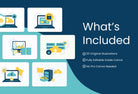 Ladystrategist 20 Unique Privacy and Big Data Conceptual Illustrations Fully Editable in Canva instagram canva templates social media templates etsy free canva templates