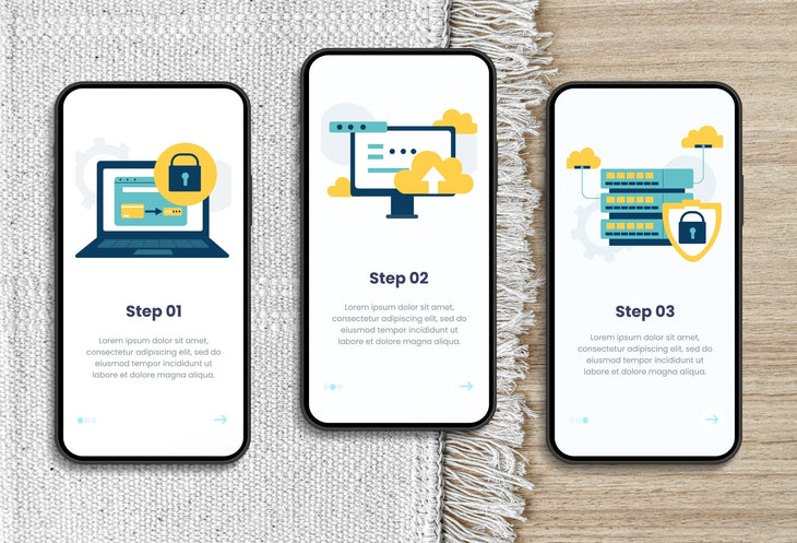 Ladystrategist 20 Unique Privacy and Big Data Conceptual Illustrations Fully Editable in Canva instagram canva templates social media templates etsy free canva templates