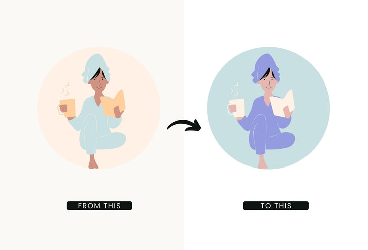 Ladystrategist 20 Unique Self-Care Illustrations - Fully Editable in Canva instagram canva templates social media templates etsy free canva templates