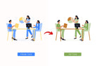 Ladystrategist 20 Unique Teamwork Illustrations Fully Editable in Canva Pack 02 instagram canva templates social media templates etsy free canva templates