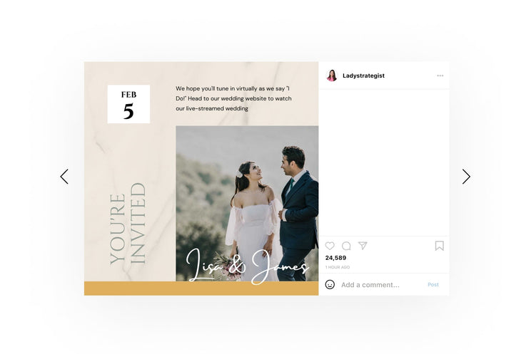 Ladystrategist 20 Wedding Infographics Instagram Posts Fully Editable Canva Templates V3 instagram canva templates social media templates etsy free canva templates