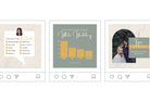 Ladystrategist 20 Wedding Infographics Instagram Posts Fully Editable Canva Templates V3 instagram canva templates social media templates etsy free canva templates
