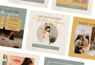 Ladystrategist 20 Wedding Infographics Instagram Posts Fully Editable Canva Templates V3 instagram canva templates social media templates etsy free canva templates