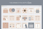 Ladystrategist 20 Wedding Tips and Infographics - Instagram Engagement Posts - Fully Editable Canva Templates instagram canva templates social media templates etsy free canva templates