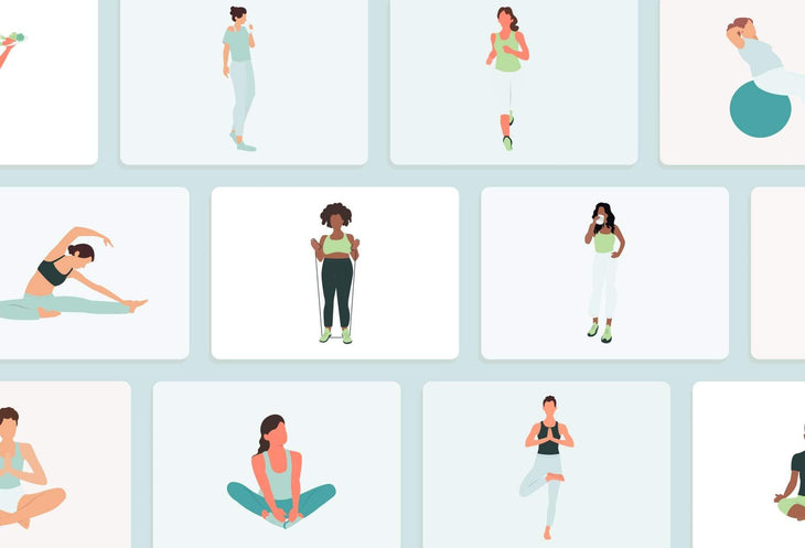 Ladystrategist 20 Wellness and Lifestyle Illustrations - Fully Editable in Canva instagram canva templates social media templates etsy free canva templates