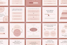 Ladystrategist 20 Wellness Tips and Infographics - Instagram Engagement Posts - Fully Editable Canva Templates instagram canva templates social media templates etsy free canva templates