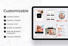 Ladystrategist 21 Page Client Goodbye Packet for Coaches - Editable Canva Template Black Rose Gold Collection instagram canva templates social media templates etsy free canva templates