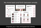 Ladystrategist 21 Page Client Goodbye Packet for Coaches - Editable Canva Template Chic Collection instagram canva templates social media templates etsy free canva templates