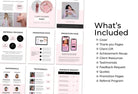 Ladystrategist 21 Page Client Goodbye Packet for Coaches - Editable Canva Template Chic Collection instagram canva templates social media templates etsy free canva templates