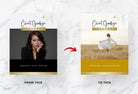 Ladystrategist 21 Page Client Goodbye Packet for Coaches - Editable Canva Template Chic Marble + Gold Collection instagram canva templates social media templates etsy free canva templates