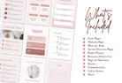 Ladystrategist 21 Page Client Welcome Packet Canva Template - Rose Gold instagram canva templates social media templates etsy free canva templates