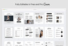 Ladystrategist 21 Page Client Welcome Packet for Coaches Editable Canva Template Soho Collection instagram canva templates social media templates etsy free canva templates