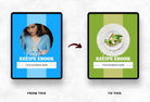 Ladystrategist 25 Page Nutrition Recipe Ebook Iceberg Editable Canva Templates instagram canva templates social media templates etsy free canva templates