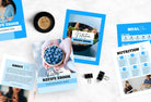 Ladystrategist 25 Page Nutrition Recipe Ebook Iceberg Editable Canva Templates instagram canva templates social media templates etsy free canva templates