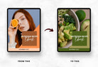 Ladystrategist 25 Page Nutrition Recipe Ebook Tangerine Editable Canva Templates instagram canva templates social media templates etsy free canva templates