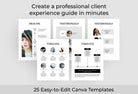 Ladystrategist 25 Page Service and Pricing Guide Editable Canva Template Soho Collection instagram canva templates social media templates etsy free canva templates