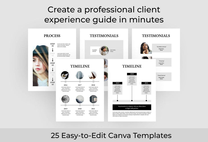 Ladystrategist 25 Page Service and Pricing Guide Editable Canva Template Soho Collection instagram canva templates social media templates etsy free canva templates
