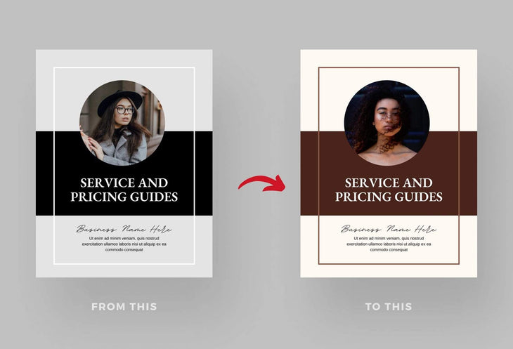 Ladystrategist 25 Page Service and Pricing Guide Editable Canva Template Soho Collection instagram canva templates social media templates etsy free canva templates