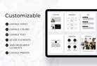 Ladystrategist 25 Page Service and Pricing Guide Editable Canva Template Soho Collection instagram canva templates social media templates etsy free canva templates