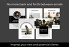 Ladystrategist 25 Page Service and Pricing Guide Editable Canva Template Soho Collection instagram canva templates social media templates etsy free canva templates