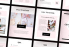 Ladystrategist 25 Page Service and Pricing Guides - Chic instagram canva templates social media templates etsy free canva templates
