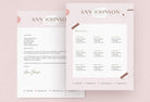Ladystrategist 3 Page Resume + Cover Letter and References - Rose Gold instagram canva templates social media templates etsy free canva templates
