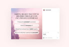 Ladystrategist 30 Abundance and Manifestation Instagram Posts Canva Templates instagram canva templates social media templates etsy free canva templates