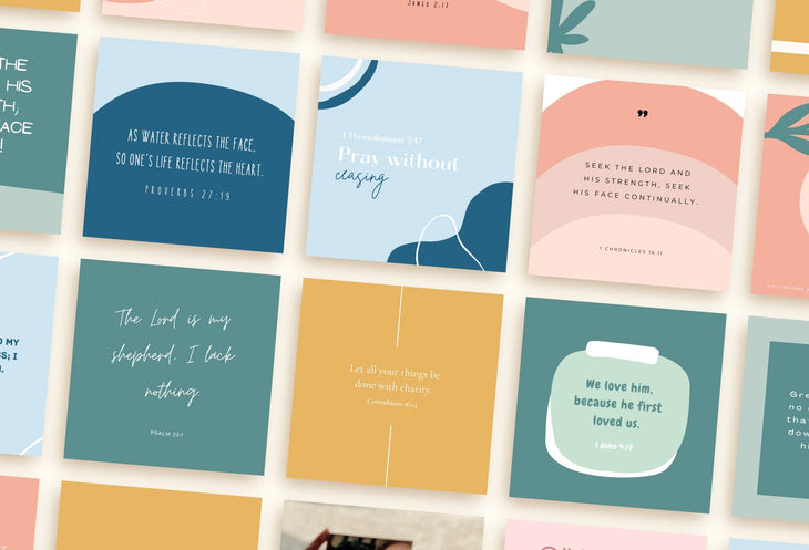 Ladystrategist 30 Bible Verses Instagram Post Canva Templates instagram canva templates social media templates etsy free canva templates