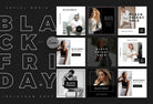 Ladystrategist 30 Black Friday Instagram Promo Posts Canva Templates instagram canva templates social media templates etsy free canva templates