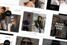 Ladystrategist 30 Black Friday Instagram Promo Posts Canva Templates V3 instagram canva templates social media templates etsy free canva templates