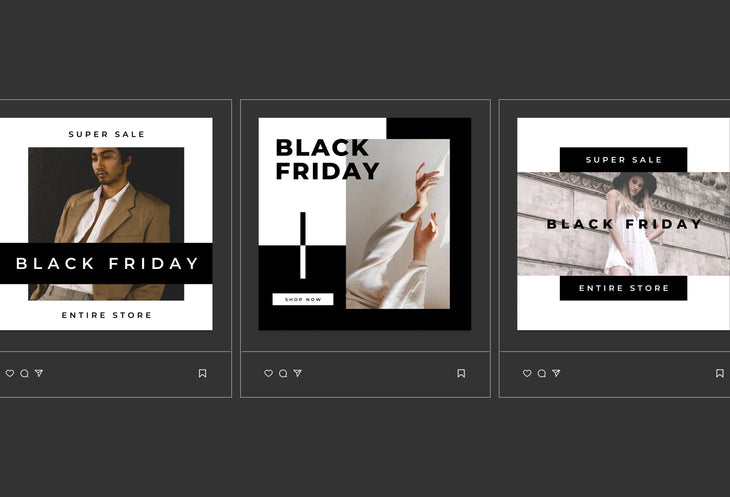 Ladystrategist 30 Black Friday Instagram Promo Posts Canva Templates V4 instagram canva templates social media templates etsy free canva templates