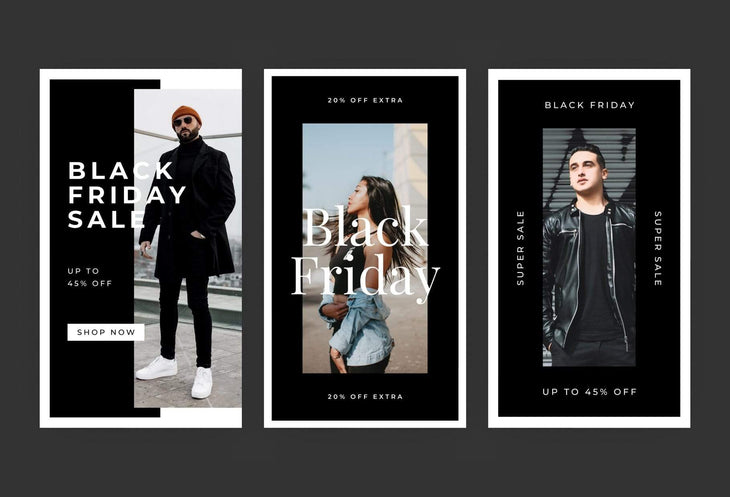 Ladystrategist 30 Black Friday Instagram Promo Stories Canva Templates instagram canva templates social media templates etsy free canva templates