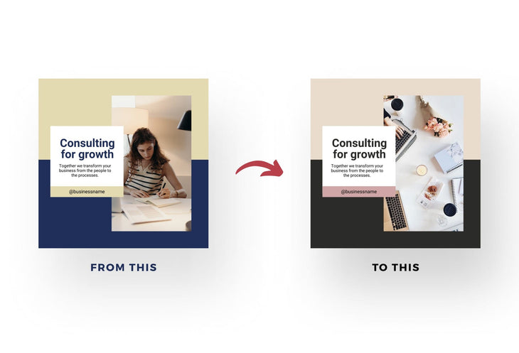 Ladystrategist 30 Business Consulting Instagram Post Canva Templates instagram canva templates social media templates etsy free canva templates